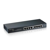 SWITCH ZYXEL GS-1900-8 8P LAN GIGABIT, Supporto IPv6, VLAN - Design senza ventole, WEB MANAGED Desktop