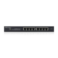 SWITCH ZYXEL GS-1900-8 8P LAN GIGABIT, Supporto IPv6, VLAN - Design senza ventole, WEB MANAGED Desktop