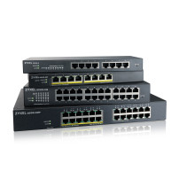 SWITCH ZYXEL NebulaFlex Switch Web Managed 24p Gigabit POE (max 130w) - Sup IPv6, VLAN - senza ventole, GS1915-24EP-EU0101F