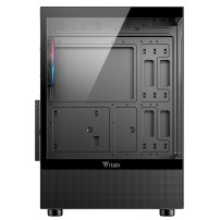 CASE ITEK SHOWBUI 33B GAMING TOWER, ATX, 12cm ARGB fan, USB3, SYDE & FRONT PANEL TEMP GLASS. - ITGCASB33B
