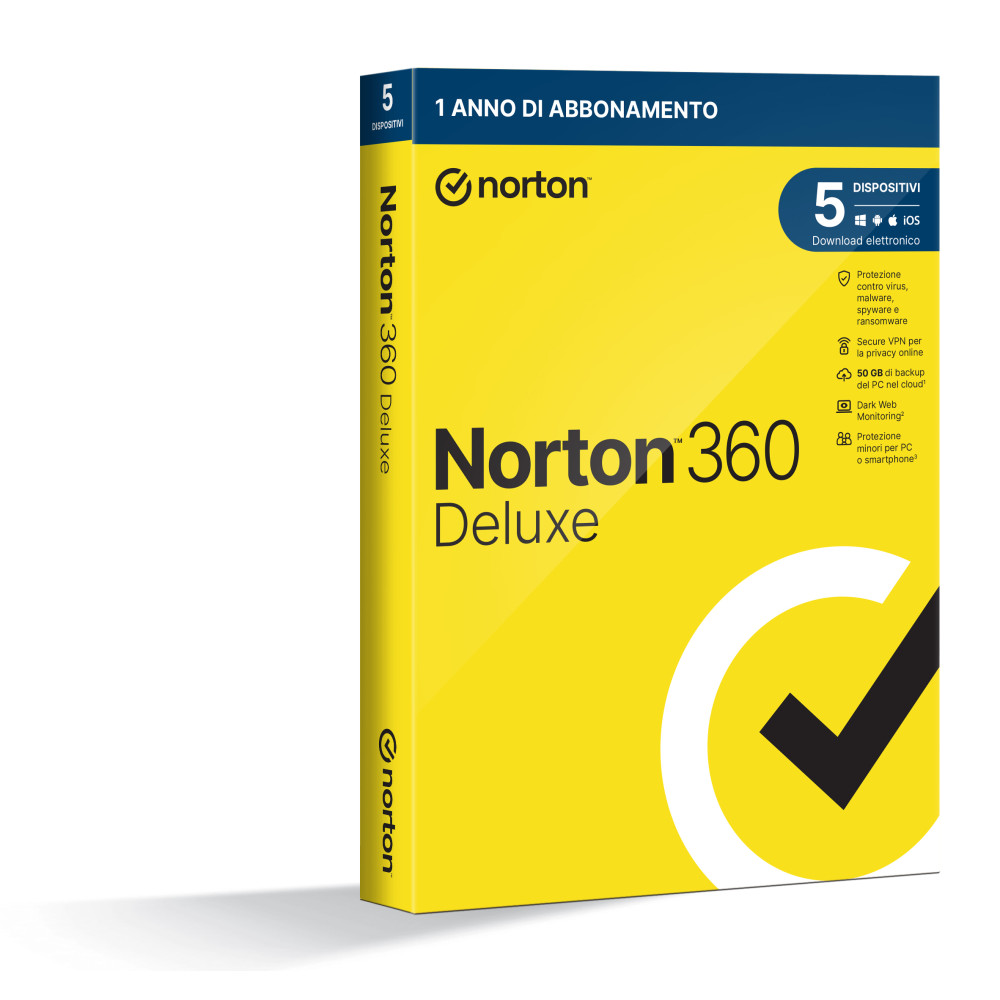 INT.SEC. 5DEV 1Y 50GB 360 DELUXE NORTON 12MO GENERIC RSP MM GUM
