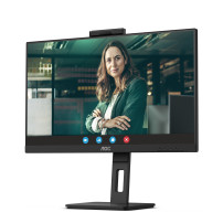 MONITOR AOC LED 27" Wide Q27P3QW IPS 2560x1440 4ms 350cd/mq 20.000.000:1 2x5W MM WEBCAM PIVOT Reg.H 2HDMI DP