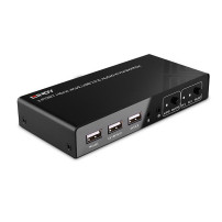 Switch LINDY KVM HDMI 4K60, USB 2.0 & Audio, 2 Porte - 32809