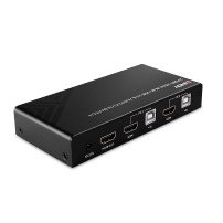 Switch LINDY KVM HDMI 4K60, USB 2.0 & Audio, 2 Porte - 32809