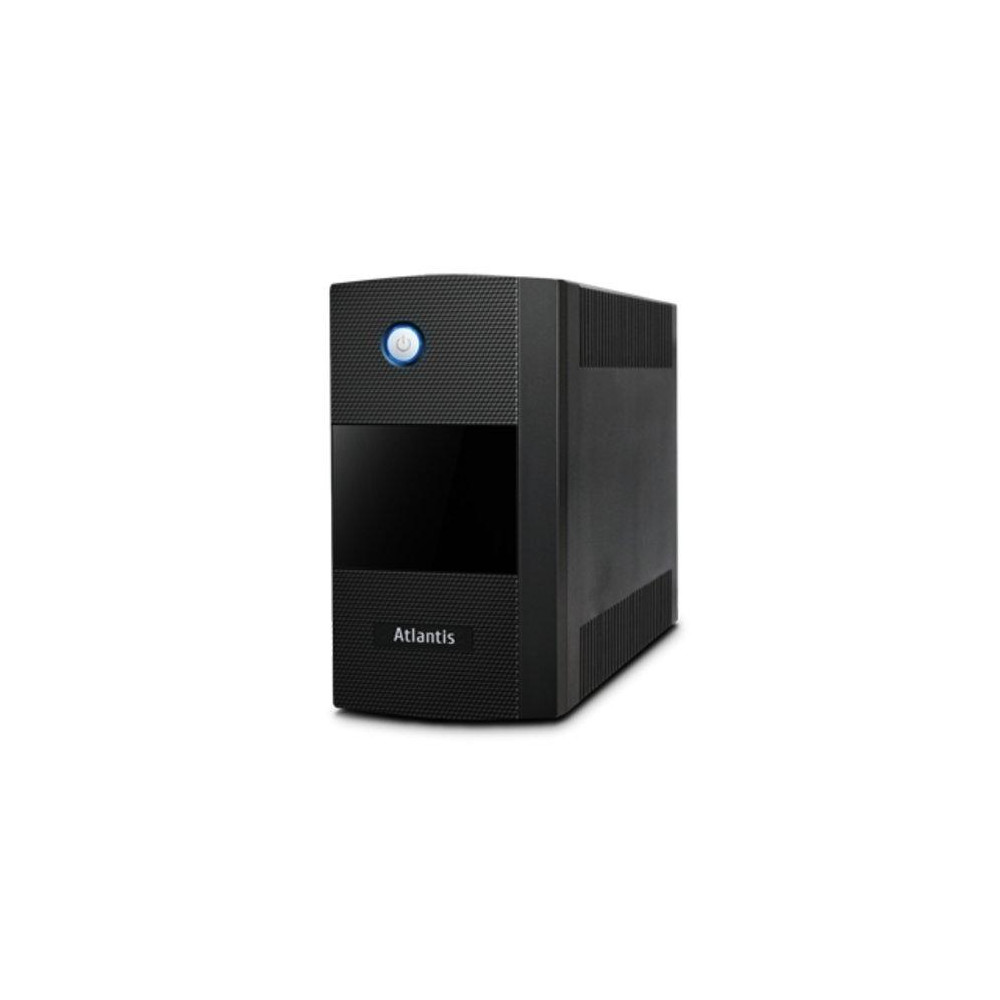 UPS ATLANTIS A03-S1000LE Server UPS 1000VA (600W) Stepwave  Line Interactive Doppia Batteria(12V@5A/h)AVR 2p IEC+1p Schuko