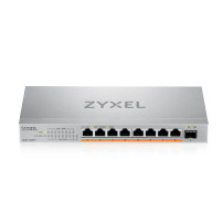 XMG-108HP - Switch Unmanaged, 8 Porte 2.5GbE PoE (erogazione fino a 100W), 1 porta 10GbE SFP+, Desktop / XMG-108HP-EU0101F