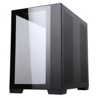 CASE ITEK TOWER "DARK CAVE" GAMING  2*USB3,1*USB-C 4*12cm fan ARGB, Trasp Wind, -  ITGCADCAGB