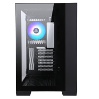 CASE ITEK TOWER "DARK CAVE" GAMING  2*USB3,1*USB-C 4*12cm fan ARGB, Trasp Wind, -  ITGCADCAGB