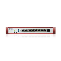 FIREWALL ZYXEL USGFlex Security Gateway 200HP VPN:100IPSec/L2TP, 50SSL WAN, 6xLAN + 1x2.5 1x2.5 POE 30W Fanless, fino a 50 utent