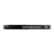 QNAP QSW-M3224-24T switch di rete Gestito L3 10G Ethernet (100/1000/10000) 1U Nero, Argento