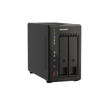 QNAP TS-253E NAS Tower Intel® Celeron® J6412 8 GB 0 TB QNAP QTS Nero