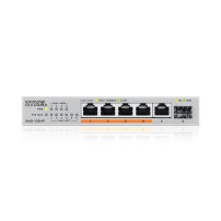 XMG-105HP - Switch Unmanaged, 5 Porte 2.5GbE PoE (erogazione fino a 70W), 1 porta 10GbE SFP+, Desktop / XMG-105HP-EU0101F