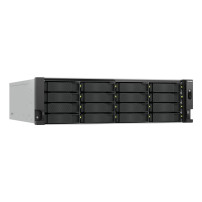QNAP TS-H1677AXU-RP Server di archiviazione Armadio (3U) AMD Ryzen™ 7 7745 32 GB DDR5 0 TB QNAP QTS Nero, Grigio