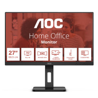 MONITOR AOC LED 27'' Wide 27E3QAF IPS 1920x1080 4ms 300cd/mq 1.300:1 2x2W MM Reg.H PIVOT HDMI DP