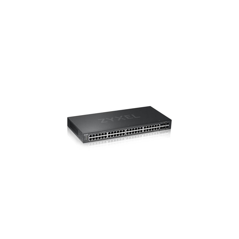 SWITCH ZYXEL GS2220-50 44P Gigabit +4P Dual Personality GBe +2P SFP, IPv6, VLAN, Desktop/Rack Managed Layer 3 Lite