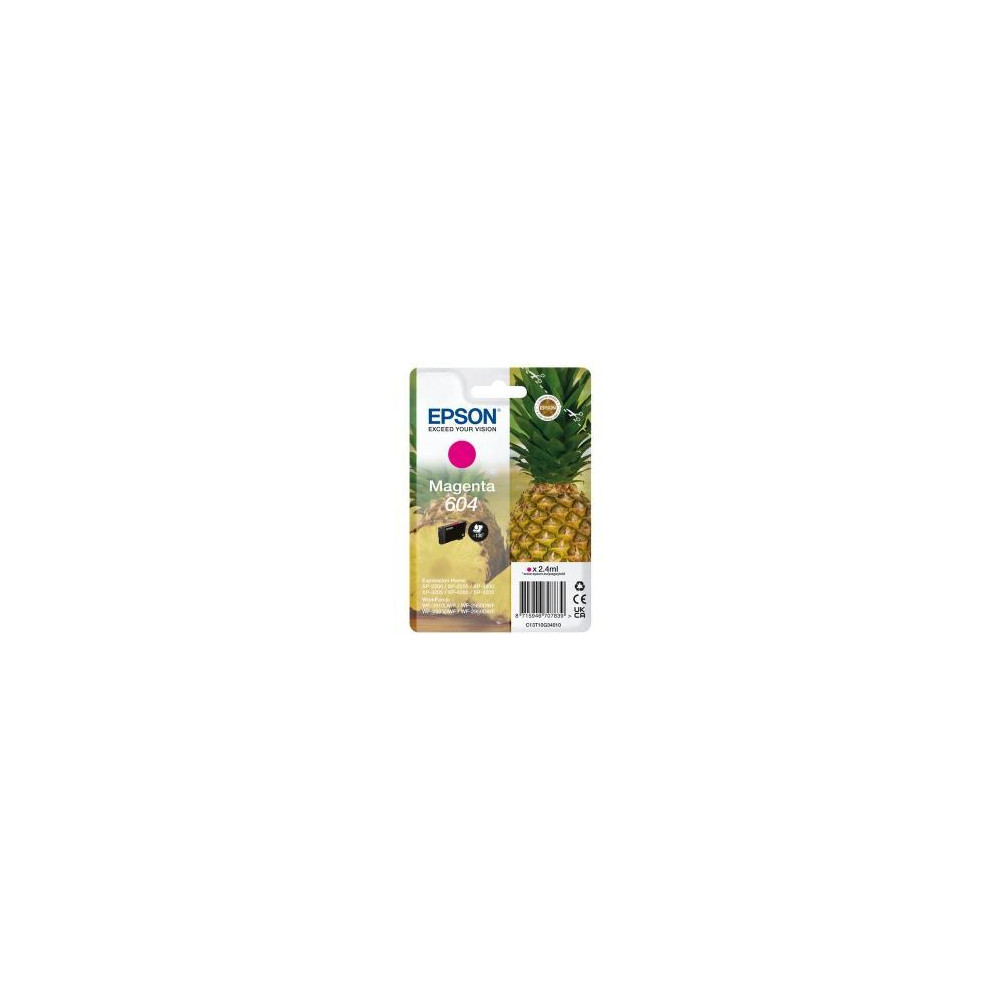 ORIGINAL Epson Cartuccia d'inchiostro magenta C13T10G34010 604 ~130 Seiten 2,4ml