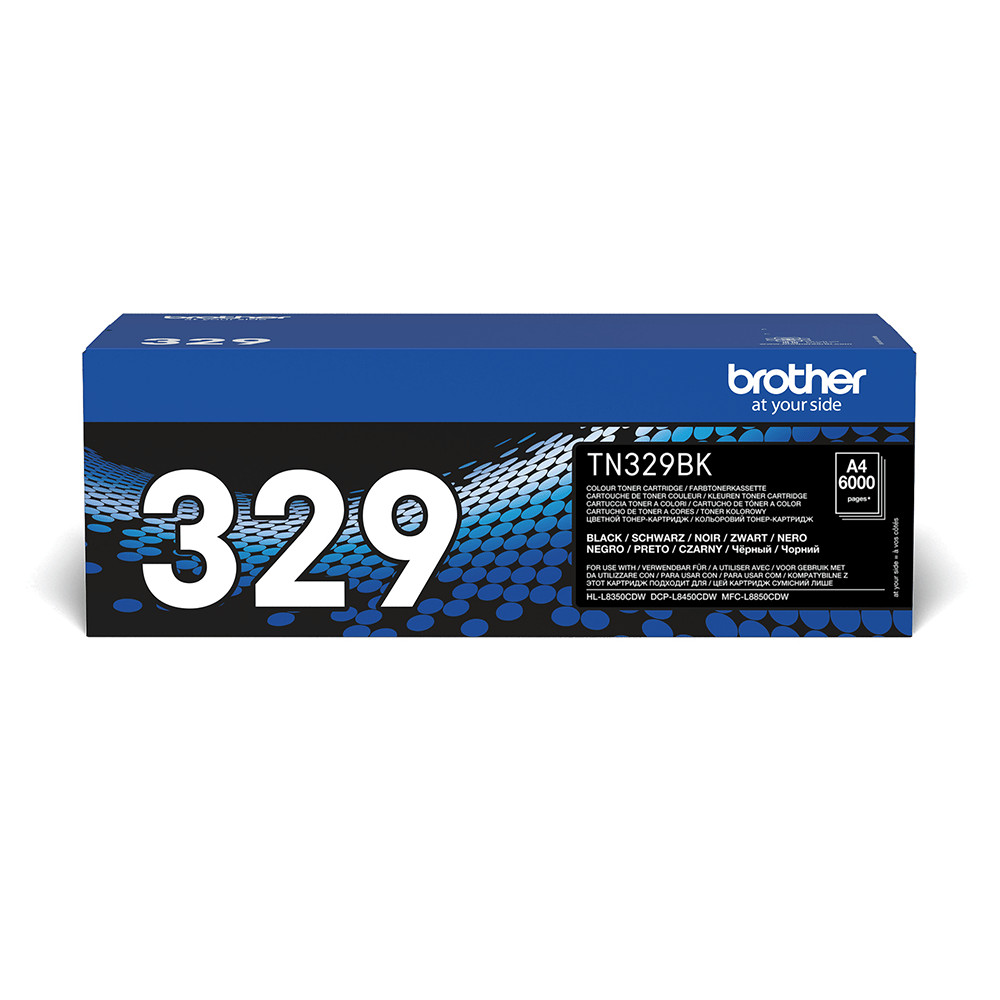 TONER BROTHER TN329BK Nero 6000PP x DCP-L8450 HL-L8350 MFC-8850