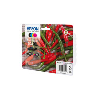 ORIGINAL Epson Multipack nero / ciano / magenta / giallo C13T09R64010 503 XL ~1960 Seiten 6,4ml