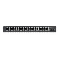 SWITCH ZYXEL GS-1900-48HP 48P LAN GIGABIT 24P PoE+ 2 porte SFP Gigabit, Supporto IPv6, VLAN, WEB MANAGED Rack