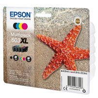 ORIGINAL Epson Multipack nero / ciano / magenta / giallo C13T03A64010 603XL ~1550 Seiten