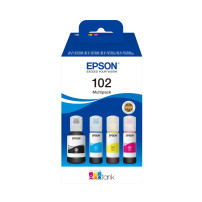 ORIGINAL Epson Multipack nero / ciano / magenta / giallo C13T03R640 102 ~21000 Seiten 70ml 102 EcoTank 4-colour Multipack