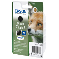 ORIGINAL Epson Cartuccia d'inchiostro nero C13T12814012 T1281 ~170 Seiten 5,9ml