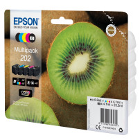 ORIGINAL Epson Multipack nero / ciano / magenta / giallo C13T02E74010 202 ~1550 Seiten