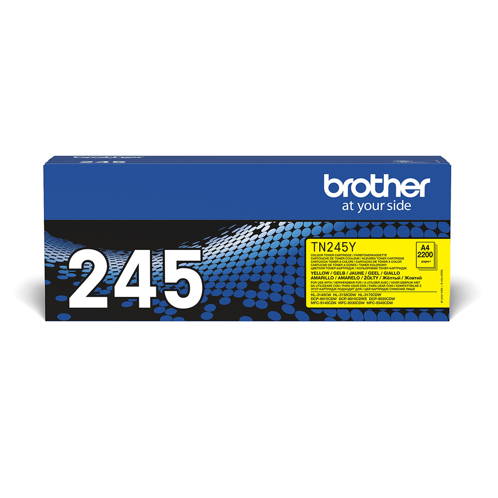 TONER BROTHER TN-245Y Giallo 2200PP X MFC-9330CDW HL-3150CDW HL-3140CW HL-3170CDW MFC-9340CDW DCP-9020CDW MFC-9140CDN
