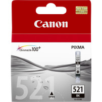 INK CANON CLI-521BK Nero 9ML X PIXMA MP540, MP550,MP560,MP620, MP630,MP640, MP980,MP990,iP3600, iP4600 iP4700,MX860