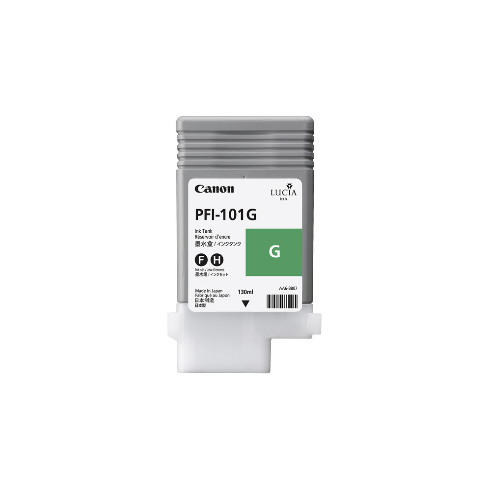SERBATOIO CANON INCH. GREEN PFI-101G SINGOLO (130ml) 0890B001 x iPF 5000 / 6000S