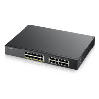 SWITCH ZYXEL GS1900-24EP-EU0101F 24P GIGABIT (12P POE EROG FINO 130W) - SUPP.IPV6, VLAN, RACK 19"