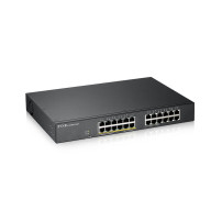 SWITCH ZYXEL GS1900-24EP-EU0101F 24P GIGABIT (12P POE EROG FINO 130W) - SUPP.IPV6, VLAN, RACK 19"