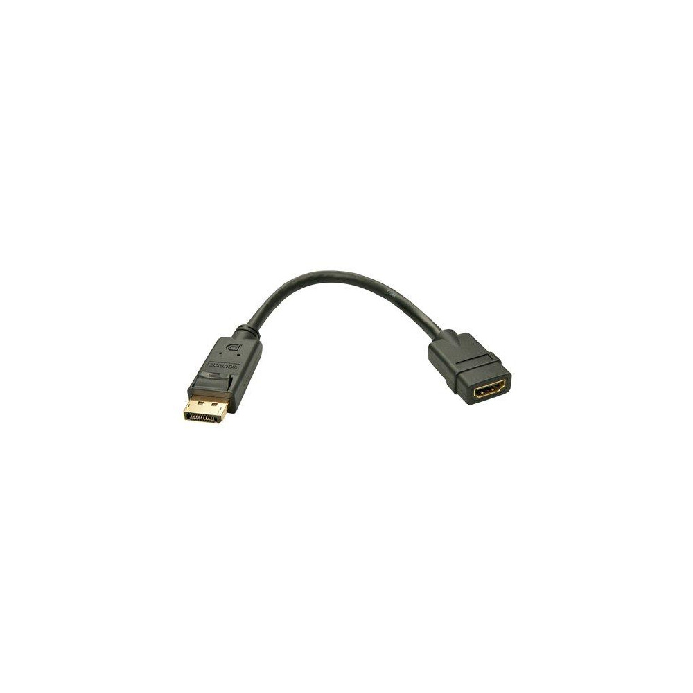 ADATTATORE LINDY DISPLAYPORT A HDMI M/F 15cm