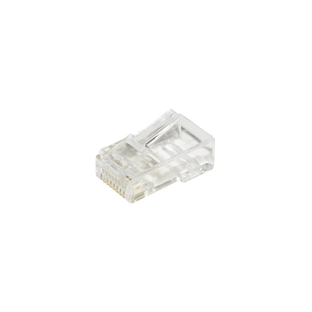 PLUG LINK RJ45 CAT 5E UTP NON SCHERMATO CON INSERTO PER CAVO FLESSIBILE - Confezione 100pz LKPL85I