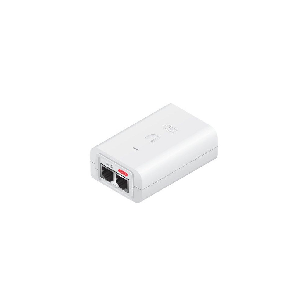 Adattatore Ubiquiti POE-24-30W-G-WH-EU PoE Injector. 24VDC. 1.25A Gigabit Poe, White