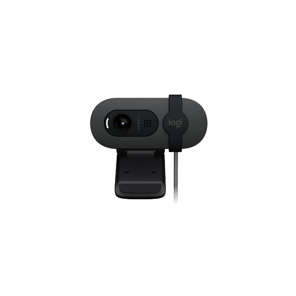 WEBCAM LOGITECH  BRIO 105 Full HD 1920x1080 2MP 30fps USB A Bilanc autom illuminaz Messa a fuoco fissa copriobiettivo-960-001592