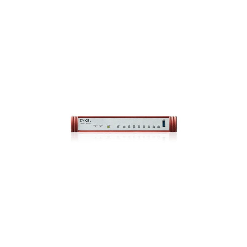 FIREWALL ZYXEL USGFlex Security Gateway 100H VPN: 50IPSec/L2TP, 25 SSL WAN, 8xLAN, Desktop Fanless, fino a 25 utenti