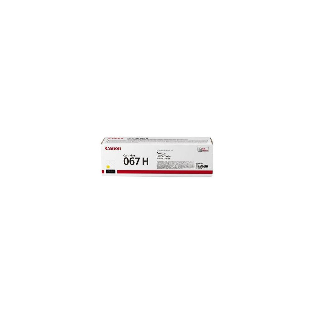 TONER CANON 067H Y Giallo 2350PP x LBP631CW LBP633CdW MF657CDW MF655CDW MF651CW
