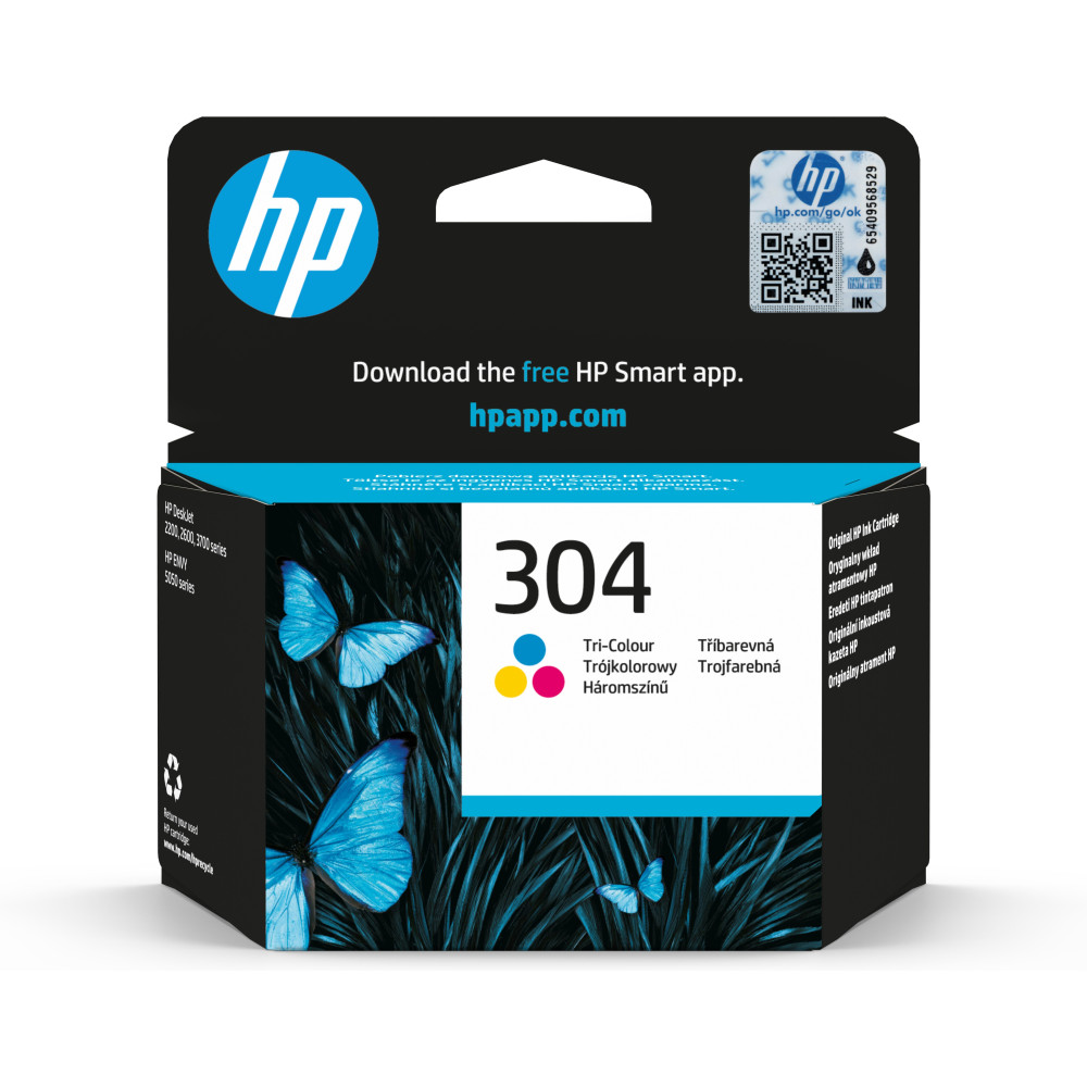ORIGINAL HP Cartuccia d'inchiostro differenti colori N9K05AE 304 ~100 Seiten