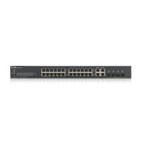 SWITCH ZYXEL GS1920-24V2 24P GIGABIT+4P DUAL GIGABIT-IPv6,VLAN,QoS,IGMP-Design senza ventole,Rack,WEB MANAGED FREE Nebula Basic