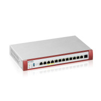 FIREWALL ZYXEL USGFlex Security Gateway 500H VPN:300 IPSec/L2TP, 150 SSL WAN, 8xLAN + 2x2.5 + 2x2.5 POE +1Y Sec Pack x300 utenti