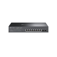 SWITCH TP-LINK SG2210MP 10P LAN GIGABIT:8P PoE+ + 2p SFP 802.3at/af, 150 W PoE Power comp con OMADA SDN Controller