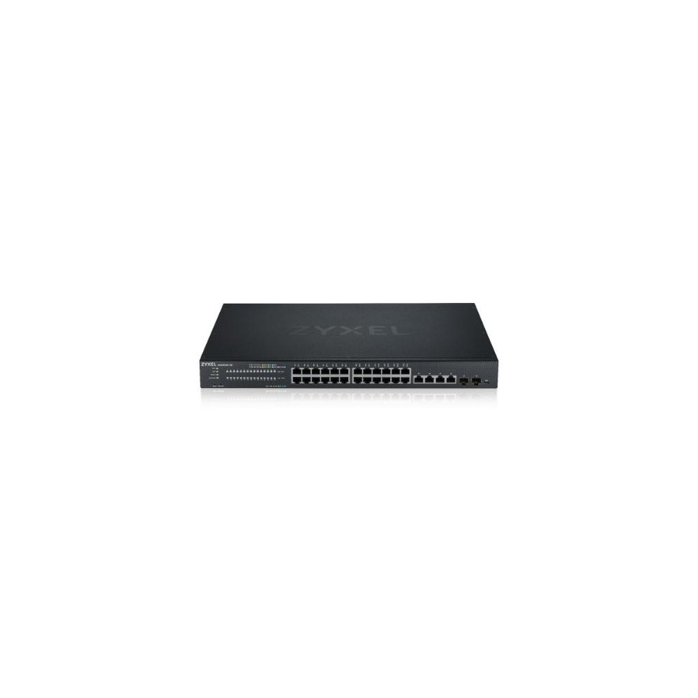 SWITCH ZYXEL XMG1930-30-ZZ0101F 24P 2.5 MGigabit +4P 10GbE +2P 10Gbe SFP+ IPv6, VLAN, QoS, IGMP, Rack, NO Fan, FREE Nebula Basic