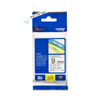 NASTRO BROTHER Tze-221 9mm Nero/Bianco PT-H75 PT-1080BTS