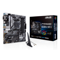 MB ASUS AMD PRIME B550M-A WIFI II B550 AM4 4DDR4 VGA+DVI+HDMI 2*PCIE, 4*SATA,M.2 mATX