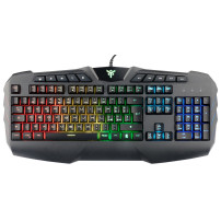 KIT TASTIERA+MOUSE ITEK "T20" MEMBRANA, RGB, MULTIMEDIALE, SW, USB - ITKMGMMT20