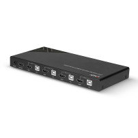 Switch LINDY KVM HDMI 4K60, USB 2.0 & Audio, 4 Porte - 32810