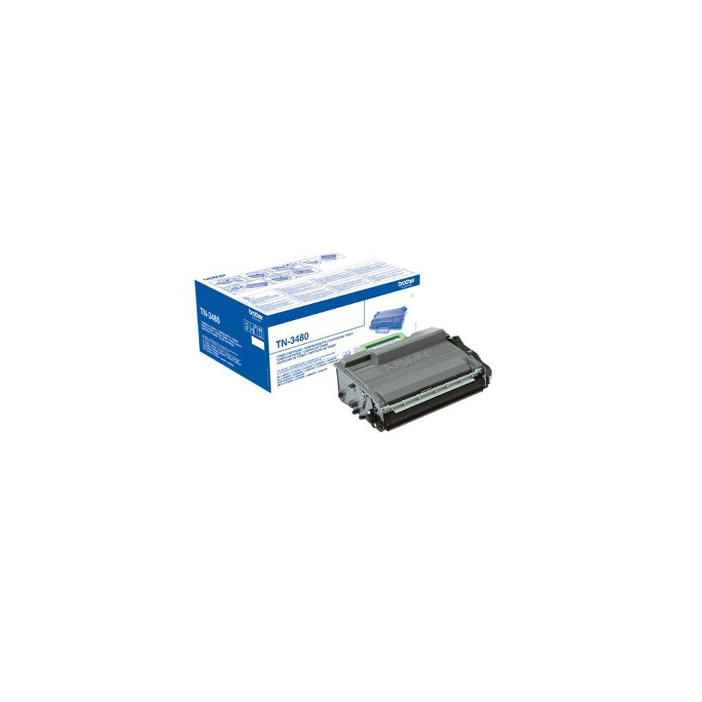 TONER BROTHER TN-3480 Nero 8.000PP X DCP L5500 L6600 HL L5000 L5100 L6400 L5200 L6300 MFC L5700 L5750 L6800 L6900