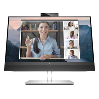 MONITOR HP LED 23.8" Wide E24mv 169L0AA IPS 1920x1080 5ms 250cd/m² 1000:1 (10.000.000:1) 2x2W MM WEBCAM PIVOT Reg.H VGA HDMI  DP
