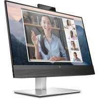 MONITOR HP LED 23.8" Wide E24mv 169L0AA IPS 1920x1080 5ms 250cd/m² 1000:1 (10.000.000:1) 2x2W MM WEBCAM PIVOT Reg.H VGA HDMI  DP